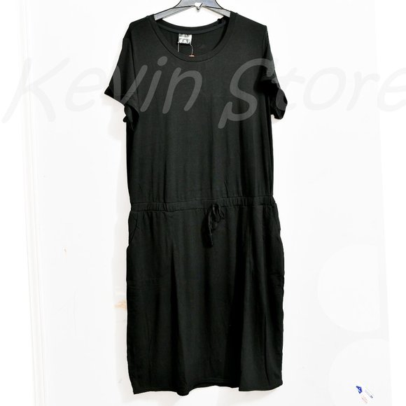 NWT 32 Degrees Ladies' Soft Lux Dress BLACK - Picture 2 of 7